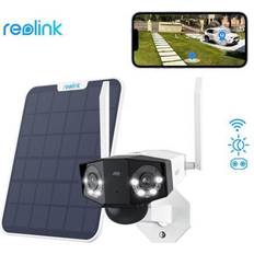 Reolink Batterie Caméras de Surveillance Reolink Duo Series M21 With Solar Panel 2 180° Panoramic Wireless Dual Lens Battery-Powered Camera