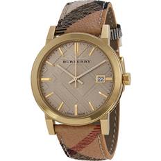 Burberry Unisex Wrist Watches Burberry da donna in acciaio inossidabile con quadrante in oro Bu9026 Bianco One Size