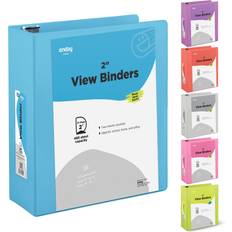 Enday Enday 2 Inch Binder 3 Ring Binders with Supplies Organization