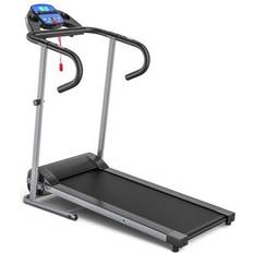 Costway Fitness Machines Costway Electric Foldable Treadmill with LCD Display and Heart Rate Sensor