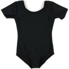 Girls - L Blouses & Tunics Children's Clothing Leveret Girls Short Sleeve Leotard