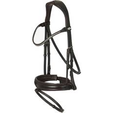 Brown Bridles LeMieux Classic Dressage Bridle, Havana Xfull Havana