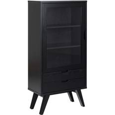 Black Glass Cabinets AC Design Furniture ALine 1 Vitrineskab