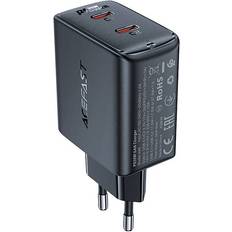 oplader A49 2x USB-C, 35W PD Sort
