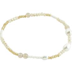 Pilgrim Transparent Armband Pilgrim INDIANA bracelet white, White, Women White