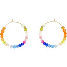 Women's Gili Hoop Earrings Multi Multi One