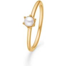 Mads Z POETRY SOLITAIRE ring kt guld perle