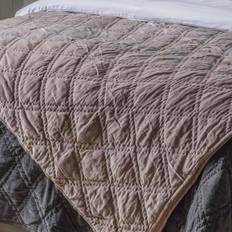 Cotone Copriletti Crossland Grove Bedspread - Blush/Duck Egg Copriletto Rosa