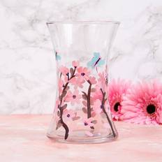 Lynsey Johnstone Hand Painted Blossom & Dragonfly Hourglass