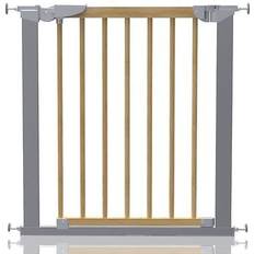 Safetots premium pressure fit wooden stair gate wood baby gate 71.3-117.1cm