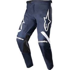 Röda Motorcykelbyxor Alpinestars Racer Hoen Crossbyxor Magnet Hot Orange