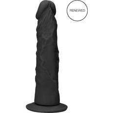 RealRock Realistic Dildo with Suction Cup Balck 7 Inch