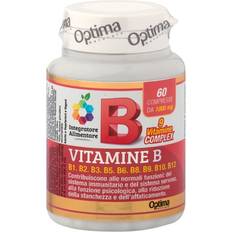 Vitamina C Vitamine e Minerali Optima Naturals Colours Of Life - Vitamine B Complex Integratore, 60 Compresse 60 pcs