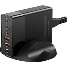 BlitzWolf laddare BW-S25 väggladdare, 75W, 3x USB 3x USB-C svart