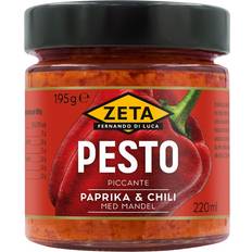 Zeta Matvaror Zeta Pesto Piccante Paprika & Chili 195g