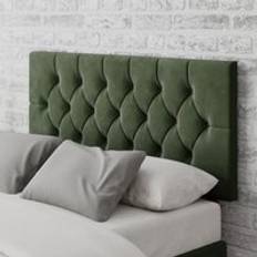 Green Headboards Dunelm Olivier Plush Velvet Forest Headboard