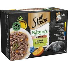 Sheba Wet Food Pets Sheba 85g natures collection cat pouches mixed selection