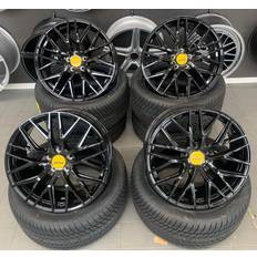 20 inch - 5/120 Autovelgen Mam RS4 Black Painted