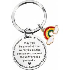Plånböcker & Nyckelhållare Shein Men's Rainbow Charm Slogan May You Proud Of the work you do never underestimate the you