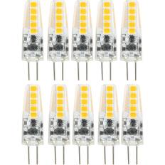 Heitronic 16211 LED monochrome EEC F A G G4 2 W = 20 W Warm white Ø x H 10 mm x 37 mm not dimmable 1 pcs