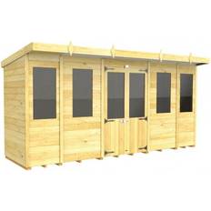 Total Sheds Pent Summer House 14ft Fast & 2-5 Nationwide (Building Area )