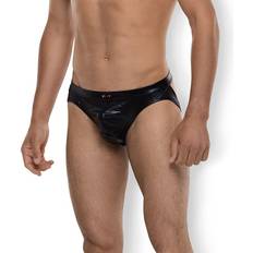 Leather Underwear Envy Low Rise Jock Black