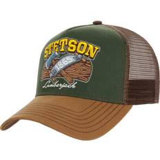 Men's Trucker Cap Lumberjack, 56-60 cm, Brown/Green