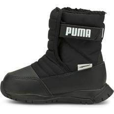 Puma Winter Shoes Children's Shoes Puma unisex child Nieve Winter Snow Boot, Black/White, Toddler