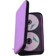 CD & Vinyl Storage 72 Capacity Heavy Duty Wallet -Purple