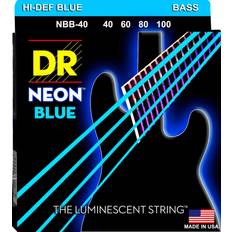 DR Strings Neon Blue NBB-40 Saiten E-Bass