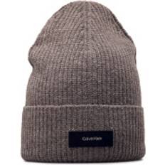 Calvin Klein Mies Pipot Calvin Klein Daddy Wool Rib Beanie - Fog