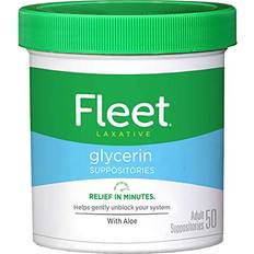 Fleet Adult Glycerin Suppositories 50-Count 2-Pack