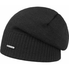Stetson Mössor Stetson Wool Merino Oversize Beanie black One