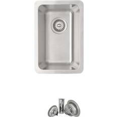 Under Mounts Drainboard Sinks Stylish Zafra Dual-Mount 12 ½