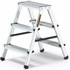 Aluminum Double-Sided Household Ladder 125 kg