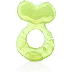 Nuby Pacifiers & Teething Toys Nuby Nuby Silicone Teethe-eez Teether with Bristles, Includes Hygienic Case, Green