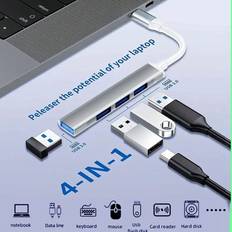 USB Hubs Shein USB C Hub 4 Ports