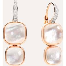 Rose Gold - Topaz Earrings Pomellato Nudo Pendant Earrings