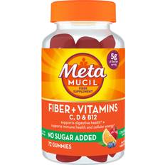 Bär Maghälsa Metamucil Fiber Plus Vitamins C, D & B12 Gummies Citrus Berry