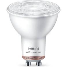 Philips GU10 LED Lamps Philips Smart Wi-Fi Connected LED 50-Watt GU10 Light Bulb Color Dimmable 1-Pack