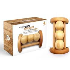 Massage & Relaxation Products Pursonic All Natural Wooden Foot Massager Roller