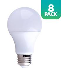 Light Bulbs AM CONSERVATION 40-Watt Equivalent A19 Dimmable LED Light Bulb, 2700K Soft White, 8-pack