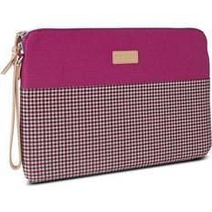 Grey Sleeves Little Greene Gray Zippered Sleeve for Microsoft Surface Pro 3 Burgundy Houndstooth