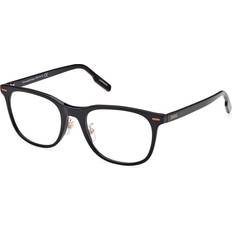 Ermenegildo Zegna Tilbehør Herre Sort Rektangulære Optiske Briller Med Etui