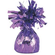 Purple Balloons Unique One Size, Lavender Party Metallic Foil Tassel Balloon Weight