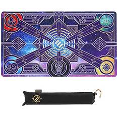 Enhance TCG Playmat Tabletop Card Playmat with Stitched Edges, Smooth Surface, and Drawstring Travel Pouch Compatible with MTG, YuGiOh, Pokemon, Lord of The Rings, and Other TCG and LCG Stars