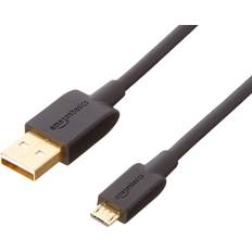 Amazon Basics USB 20 AMale to Micro B Charging Cable 10 feet Black