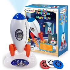 Dr. STEM Toys Two-in-One Space Projector & for Kids Space Image Projection Galaxy of Glowing Planets Night Light