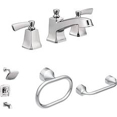 Moen Conway Chrome Two Handle Widespread Bathroom Sink Faucet Brushed Nickel