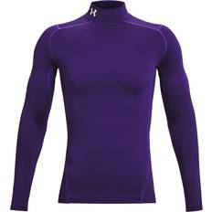 3XL Base Layers Under Armour mens ColdGear Compression Mock Purple 500/White